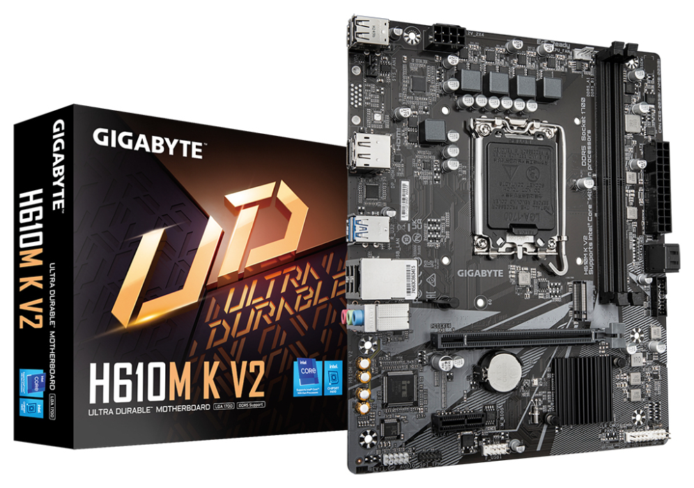 PLACA BASE GIGABYTE H610M K V2 1700 MATX 2XDDR5