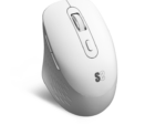 RATON SUBBLIM CURVE ERGO DUAL BLANCO BLUETOOTH BATERIA RECARGABLE