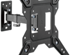 SOPORTE AISENS PARED GIRATORIO INCLINABLE MONITOR/TV 30KG 23-55 NEGRO