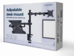 SOPORTE DE MESA GEMBIRD AJUST CON BRAZO PARA MONITOR Y BANDEJA PARA PORTATIL