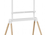 SOPORTE DE SUELO GEMBIRD PARA TV 55" - 86" BLANCO/MADERA