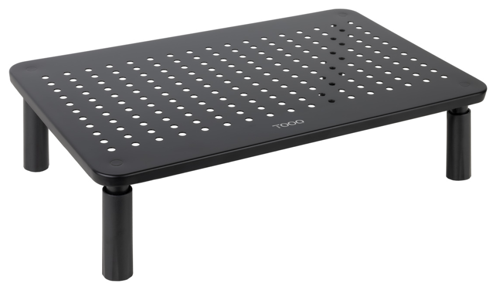 SOPORTE ELEVADOR PARA MONITORES NEGRO