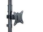 SOPORTE MESA TOOQ 2 PANTALLAS VERTICALES 17"-32" NEGRO
