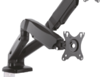 SOPORTE MONITOR AISENS CONTRAPESO GIRATORIO INCLINABLE 2 BRZ 9KG 13"-32" NEGRO