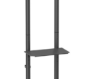 SOPORTE SUELO AISENS RUEDA BANDEJA DVD MONITOR/TV 45KG 37-70 NEGRO