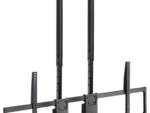 SOPORTE TECHO DOBLE MASTIL TOOQ LPCE11120TSLI-B 60-120" NEGRO