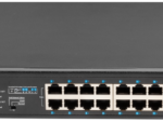 SWITCH LANBERG 18 PTOS 100MB 16xPOE+/2x GBIT ETHER 150W RACK 10"/19"