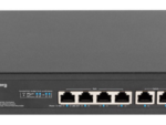 SWITCH LANBERG 6 PTOS 100MB 4xPOE+/2x FAST ETHER 60W RACK 10"/19"
