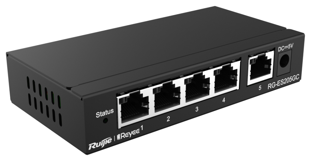 SWITCH RUIJIE REYEE RG-ES205GC V2 GIGABIT 5p CLOUD