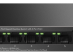 SWITCH TP-LINK LS105GP 5 PUERTOS GIGA CON 4 PUERTOS POE+