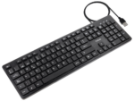 TECLADO SILENCIOSO TOOQ TQK-2003-B USB 105 TECLAS NEGRO