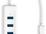 USB 3.0 TYPE-C TO GIGABIT ETHERNET NETWORK ADAPTER WITH 3-PORT