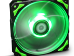 VENTILADOR CAJA NOX HUMMER H-FAN LED 120MM NEGRO LED VERDE